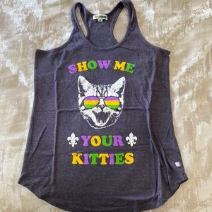Tipsy Elves “Show me your Kitties” tank top